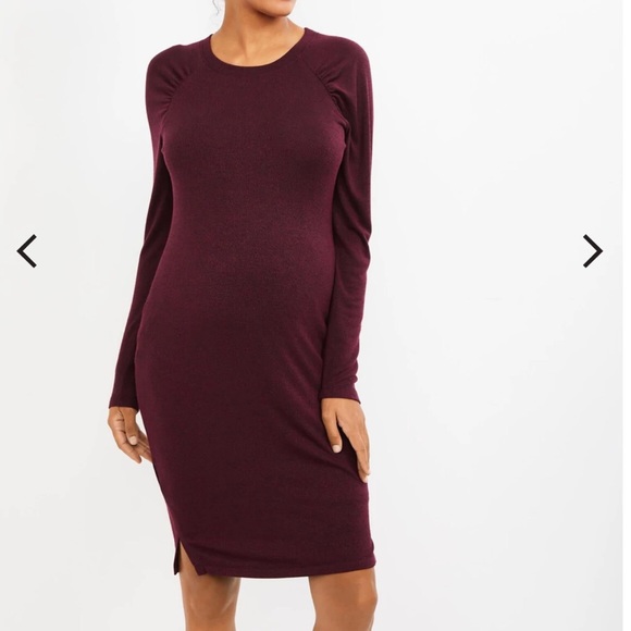 Motherhood Maternity Long Sleeve Maternity Dress new with Tag Size M. - Picture 6 of 8